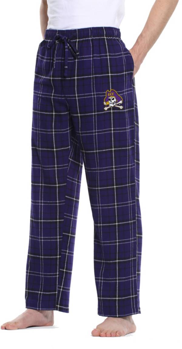 Concepts Sport Men's East Carolina Pirates Purple/Black Ultimate Sleep Pants product image