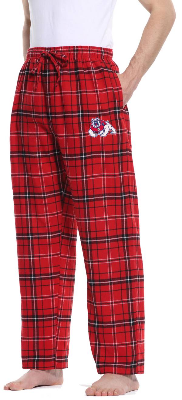 Concepts Sport Men's Fresno State Bulldogs Cardinal/Black Ultimate Sleep Pants