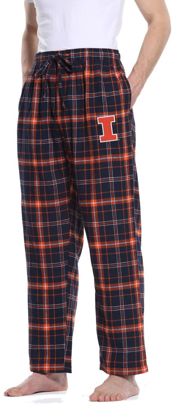 Concepts Sport Men's Illinois Fighting Illini Blue/Orange Ultimate Sleep Pants
