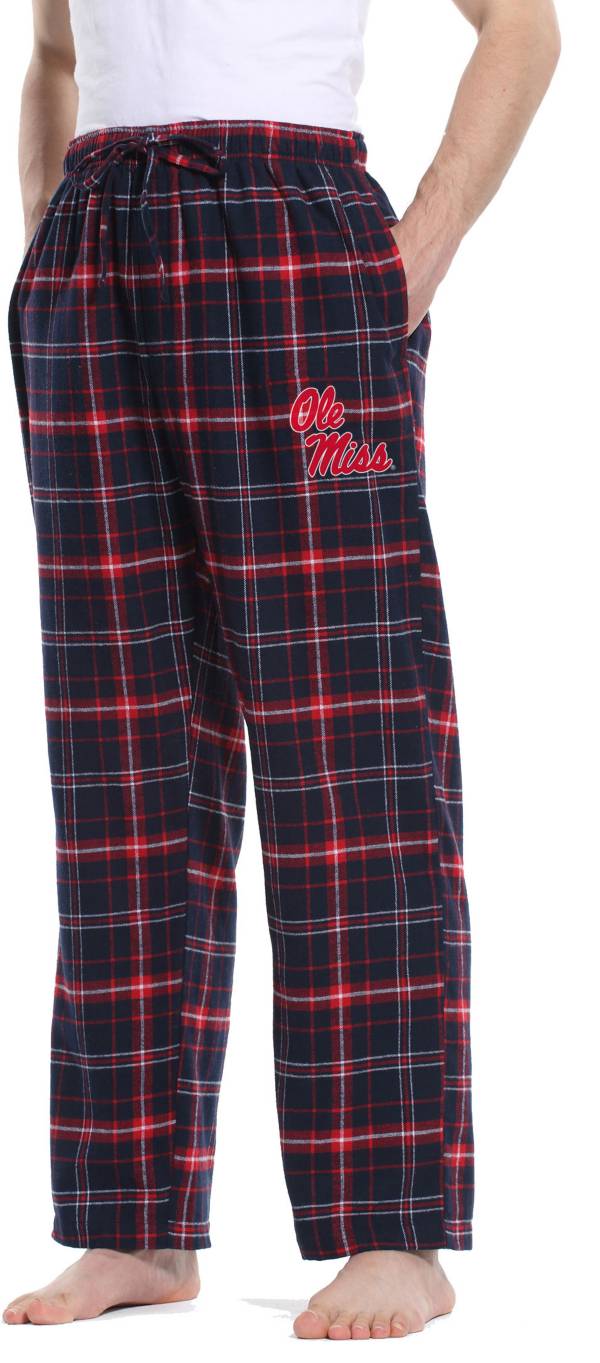 Concepts Sport Men's Ole Miss Rebels Blue/Red Ultimate Sleep Pants