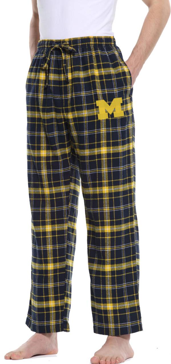 Concepts Sport Men's Michigan Wolverines Blue/Maize Ultimate Sleep Pants