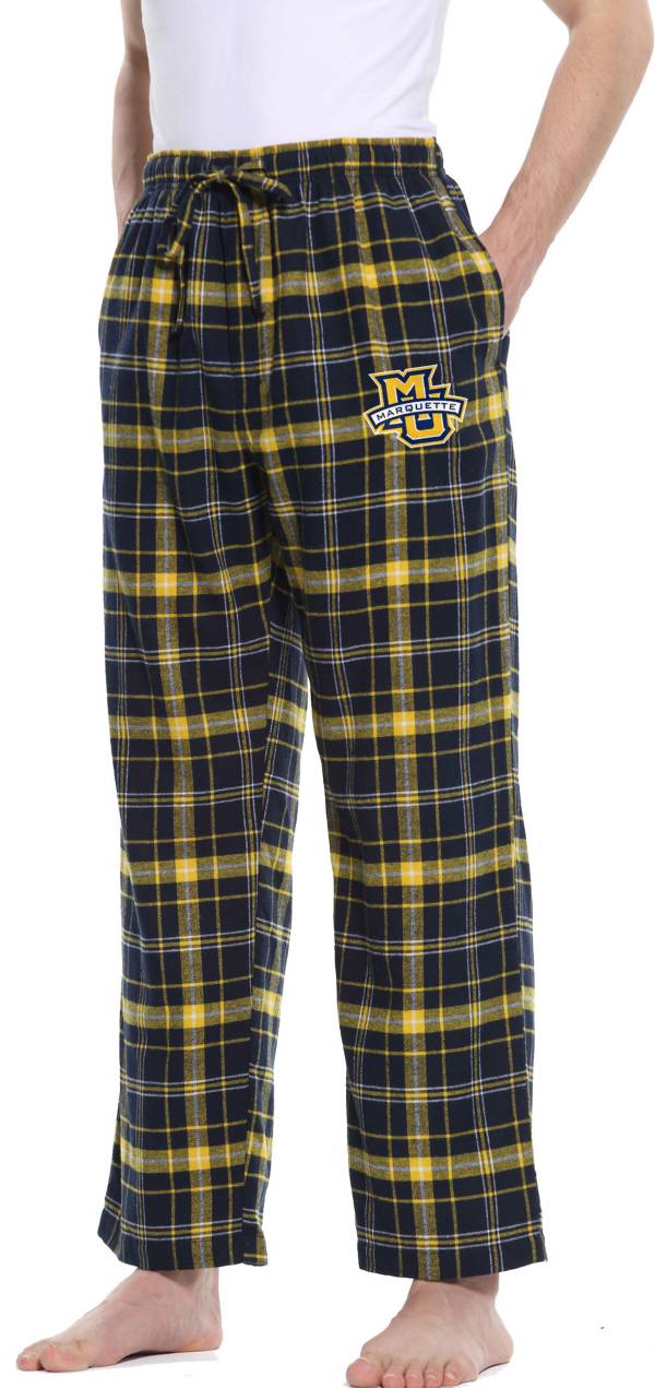 Concepts Sport Men's Marquette Golden Eagles Blue/Gold Ultimate Sleep Pants