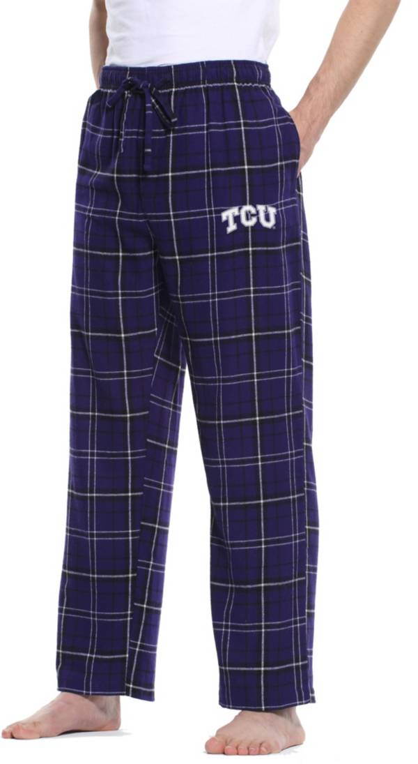 Concepts Sport Men's TCU Horned Frogs Purple/Black Ultimate Sleep Pants