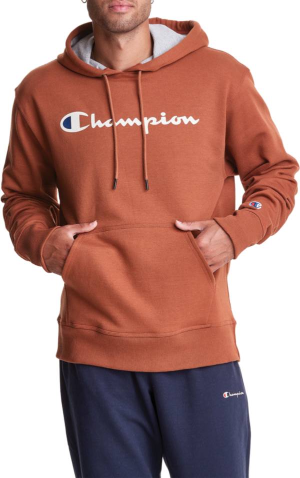 Champion Men's Powerblend Script Graphic Hoodie