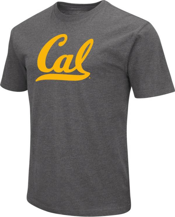 Colosseum Men's Cal Golden Bears Grey Dual Blend T-Shirt