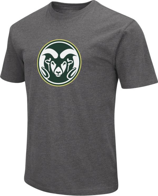 Colosseum Men's Colorado State Rams Grey Dual Blend T-Shirt