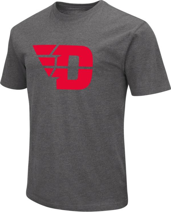Colosseum Men's Dayton Flyers Grey Dual Blend T-Shirt