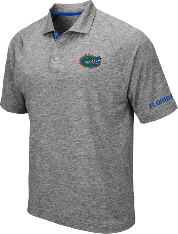 Colosseum Men's Florida Gators Grey Chip Shot Polo