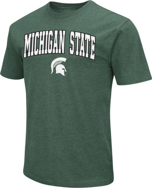 Colosseum Men's Michigan State Spartans Green Dual Blend T-Shirt product image