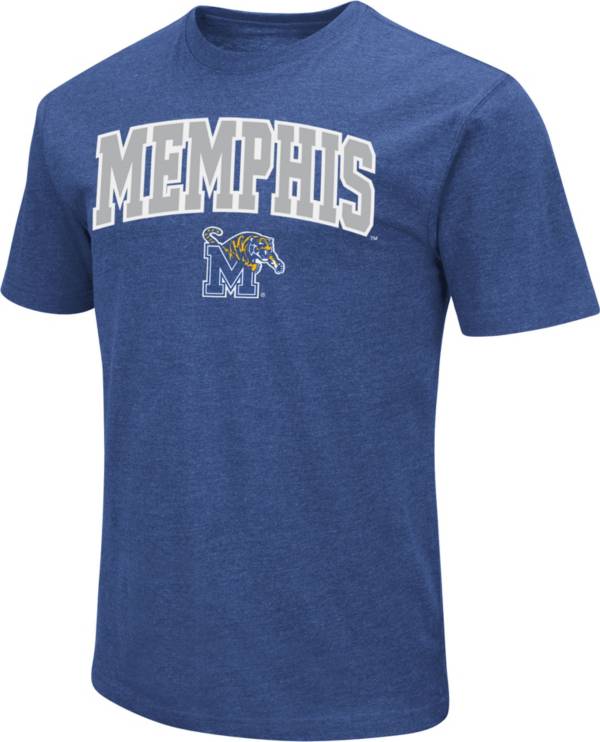 Colosseum Men's Memphis Tigers Blue Dual Blend T-Shirt