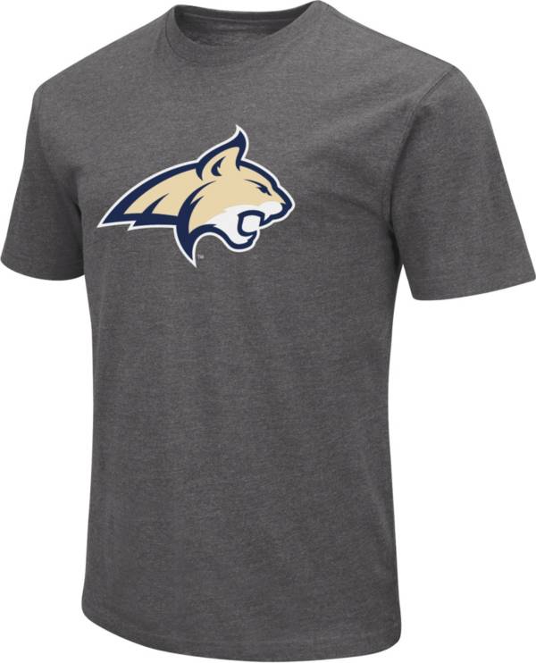 Colosseum Men's Montana State Bobcats Grey Dual Blend T-Shirt