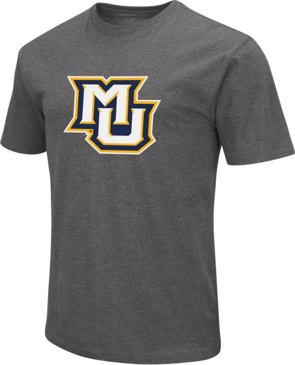 Colosseum Men's Marquette Golden Eagles Grey Dual Blend T-Shirt