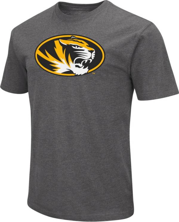 Colosseum Men's Missouri Tigers Grey Dual Blend T-Shirt