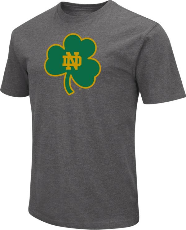 Colosseum Men's Notre Dame Fighting Irish Grey Dual Blend T-Shirt