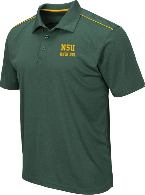 Colosseum Men's Norfolk State Spartans Green Eagle Polo