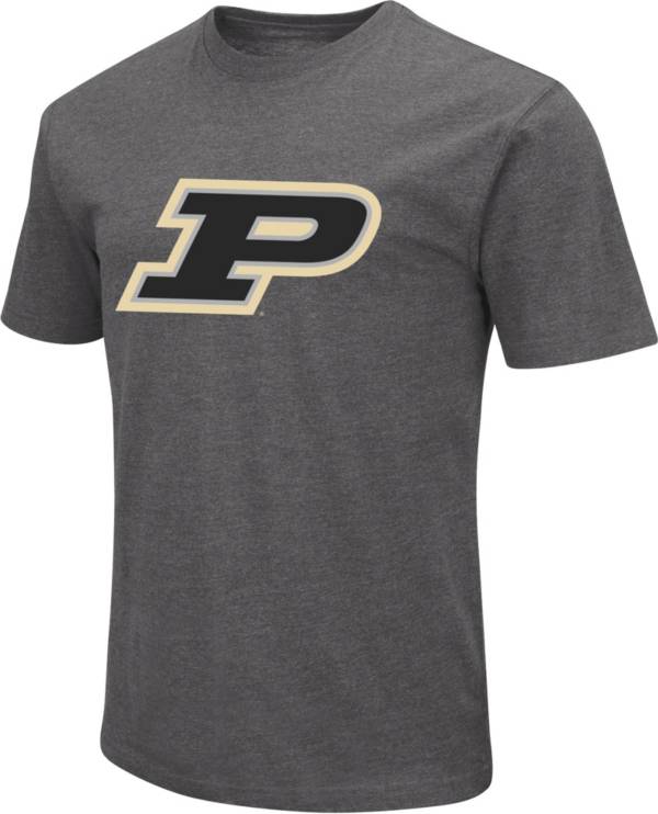 Colosseum Men's Purdue Boilermakers Grey Dual Blend T-Shirt