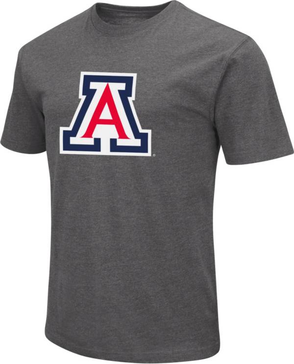 Colosseum Men's Arizona Wildcats Grey Dual Blend T-Shirt