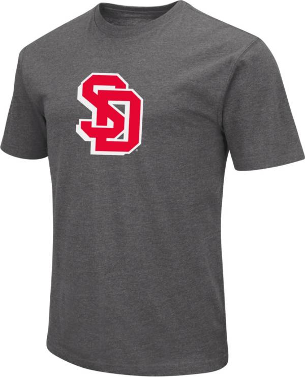 Colosseum Men's South Dakota Coyotes Grey Dual Blend T-Shirt