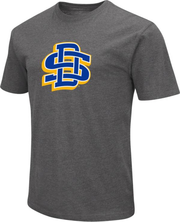Colosseum Men's South Dakota State Jackrabbits Grey Dual Blend T-Shirt