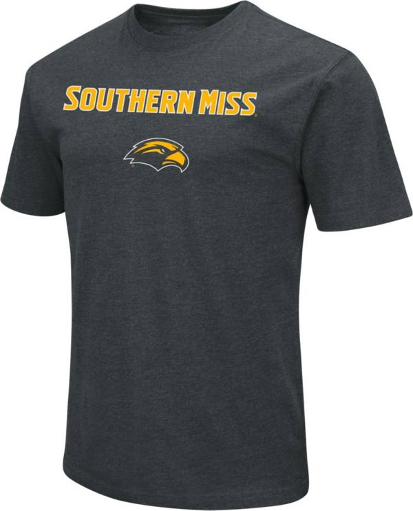 Colosseum Men's Southern Miss Golden Eagles Dual Blend Black T-Shirt product image