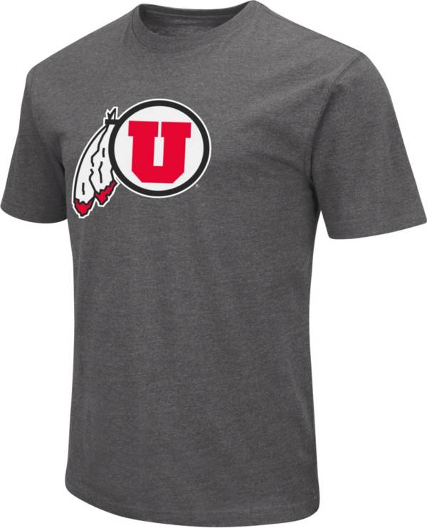 Colosseum Men's Utah Utes Grey Dual Blend T-Shirt