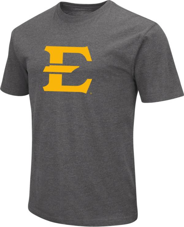 Colosseum Men's East Tennessee State Buccaneers Grey Dual Blend T-Shirt