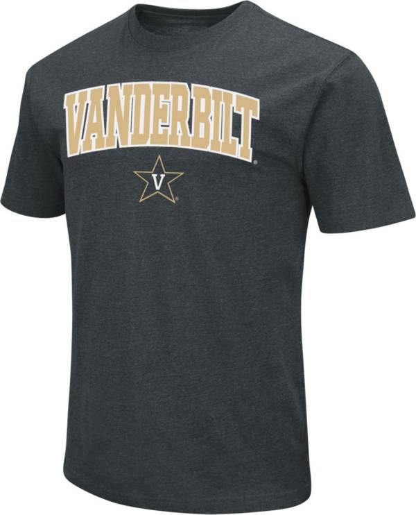 Colosseum Men's Vanderbilt Commodores Dual Blend Black T-Shirt