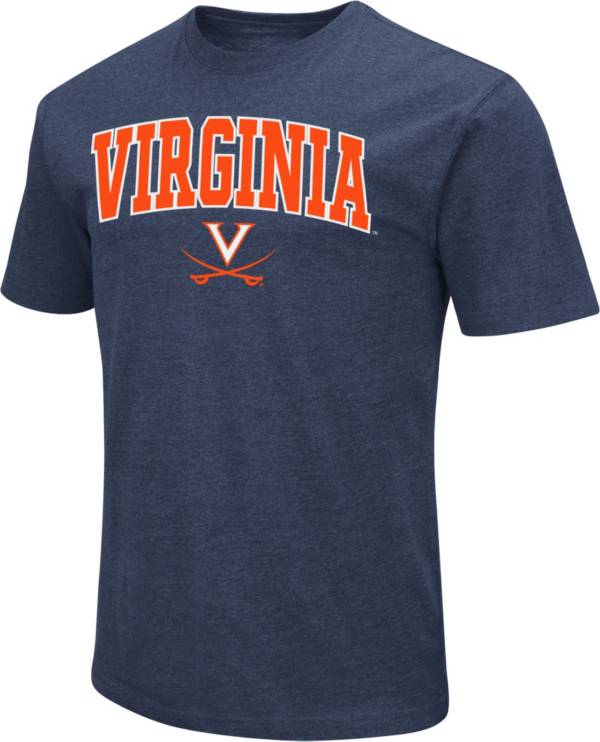 Colosseum Men's Virginia Cavaliers Blue Dual Blend T-Shirt