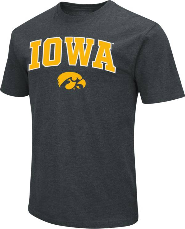 Colosseum Men's Iowa Hawkeyes Dual Blend Black T-Shirt