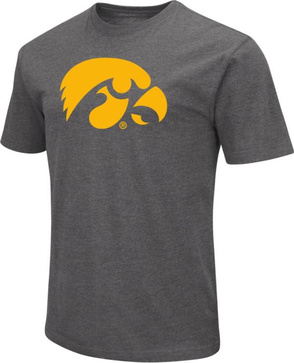 Colosseum Men's Iowa Hawkeyes Grey Dual Blend T-Shirt product image