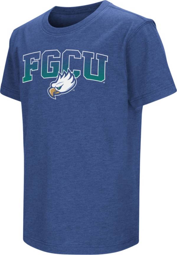 Colosseum Youth Florida Gulf Coast Eagles Grey Dual Blend T-Shirt