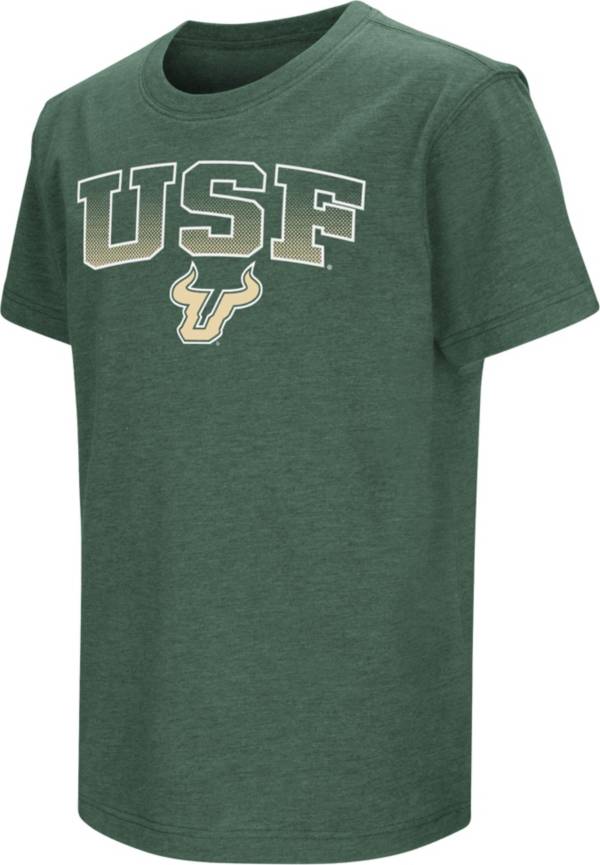 Colosseum Youth South Florida Bulls Grey Dual Blend T-Shirt