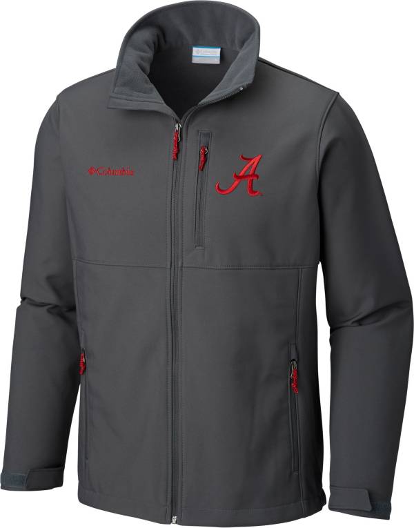 Columbia Men's Alabama Crimson Tide Grey Ascender Jacket