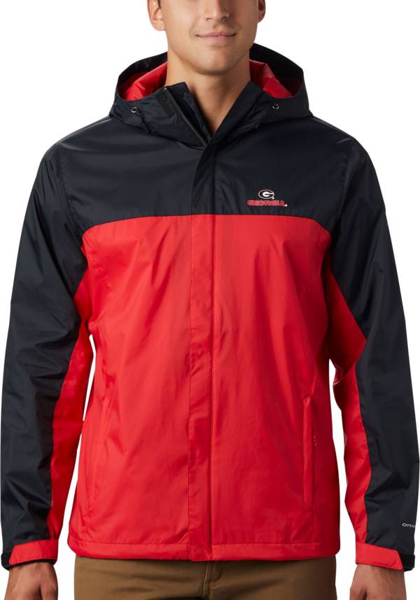 Columbia Men's Georgia Bulldogs Black/Red Glennaker Storm Jacket