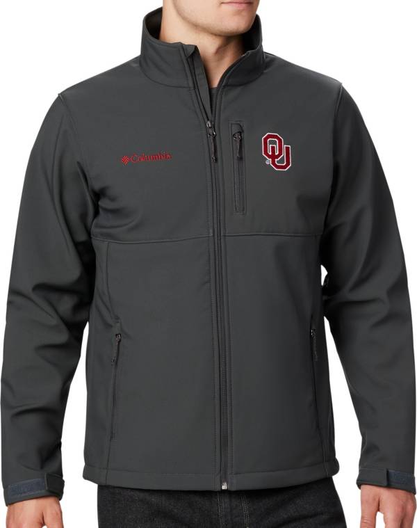 Columbia Men's Oklahoma Sooners Grey Ascender Jacket