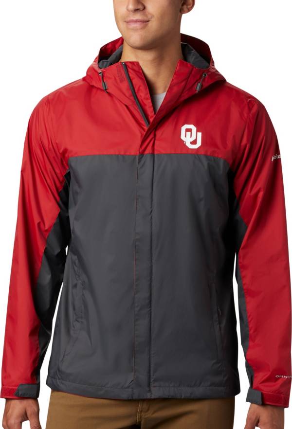 Columbia Men's Oklahoma Sooners Crimson Glennaker Storm Jacket