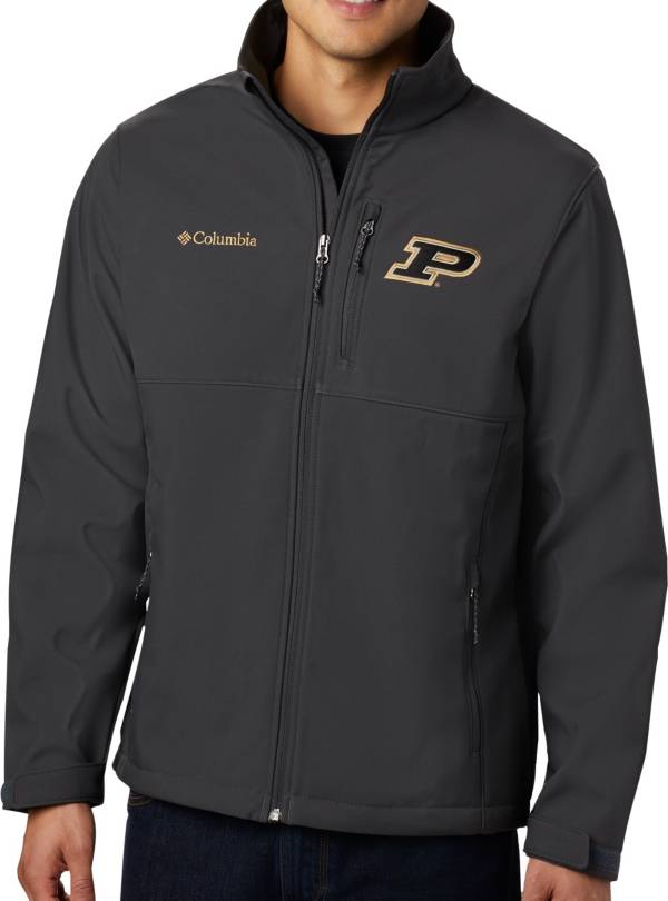 Columbia Men's Purdue Boilermakers Grey Ascender Jacket