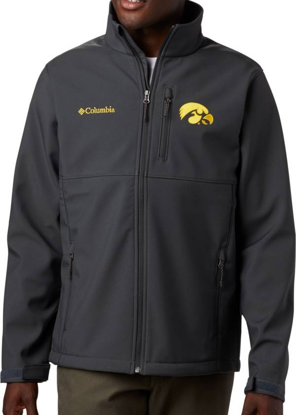 Columbia Men's Iowa Hawkeyes Grey Ascender Jacket