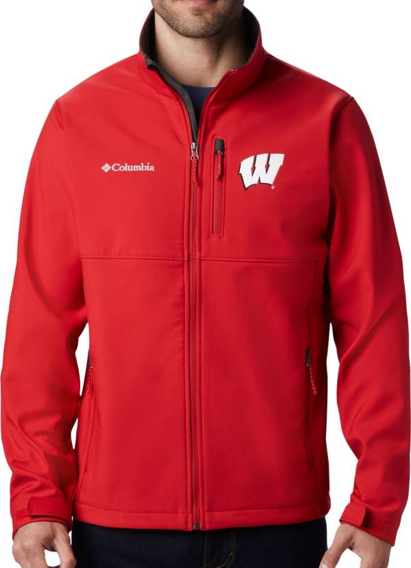 Columbia Men's Wisconsin Badgers Red Ascender Jacket