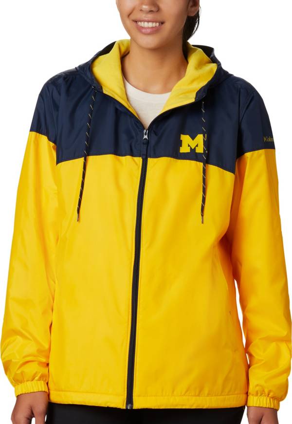 Columbia Women's Michigan Wolverines Blue/Maize CLG Flash Forward Lined Jacket product image