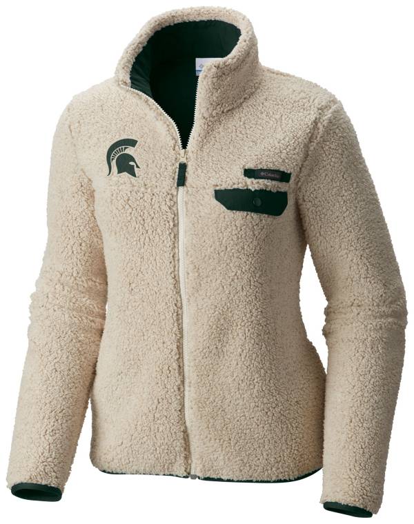 Columbia Women's Michigan State Spartans Mountainside Full-Zip White Jacket