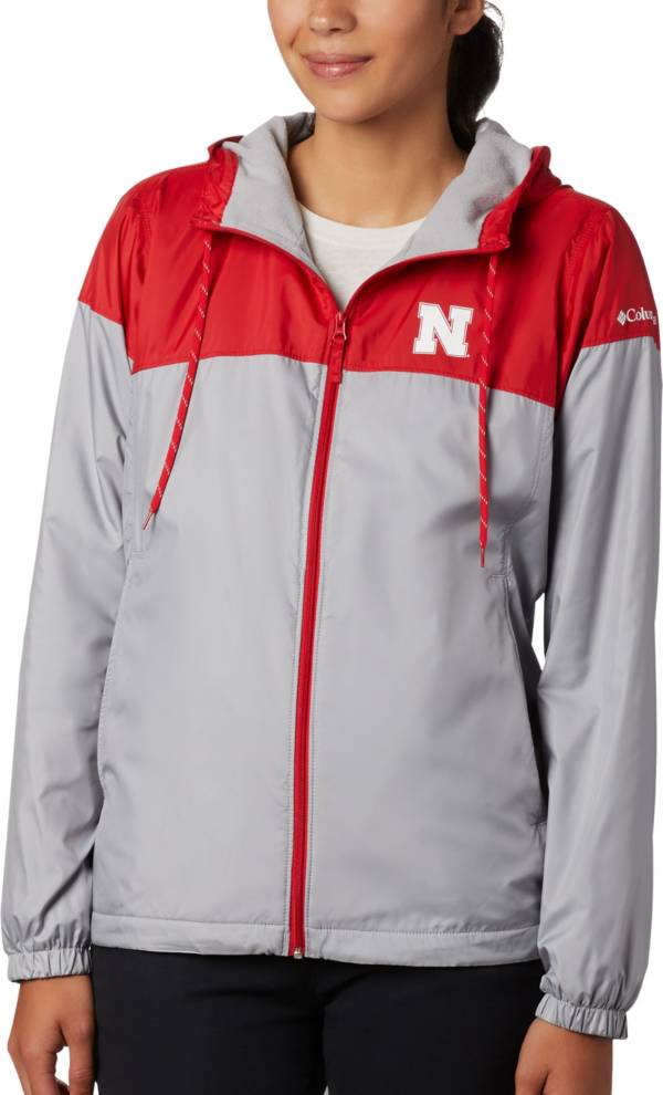 Columbia Women's Nebraska Cornhuskers Scarlet/Grey CLG Flash Forward Lined Jacket