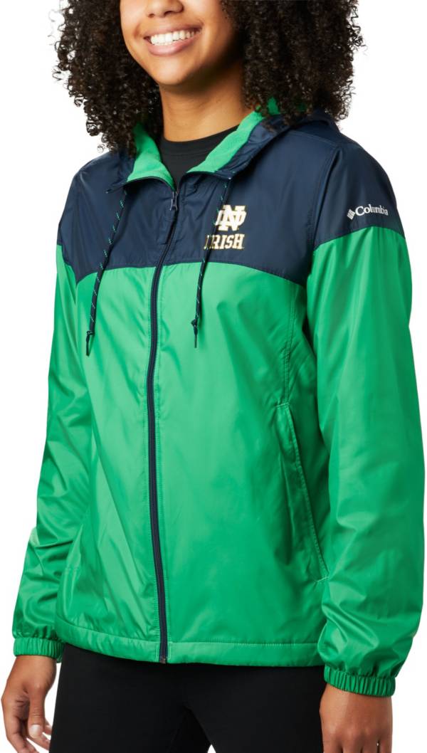 Columbia Women's Notre Dame Fighting Irish Navy/Green CLG Flash Forward Lined Jacket product image