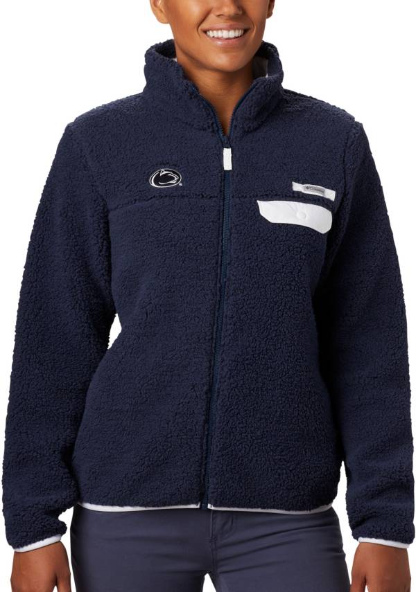 Columbia Women's Penn State Nittany Lions Blue Mountain Side Heavyweight Full-Zip Jacket