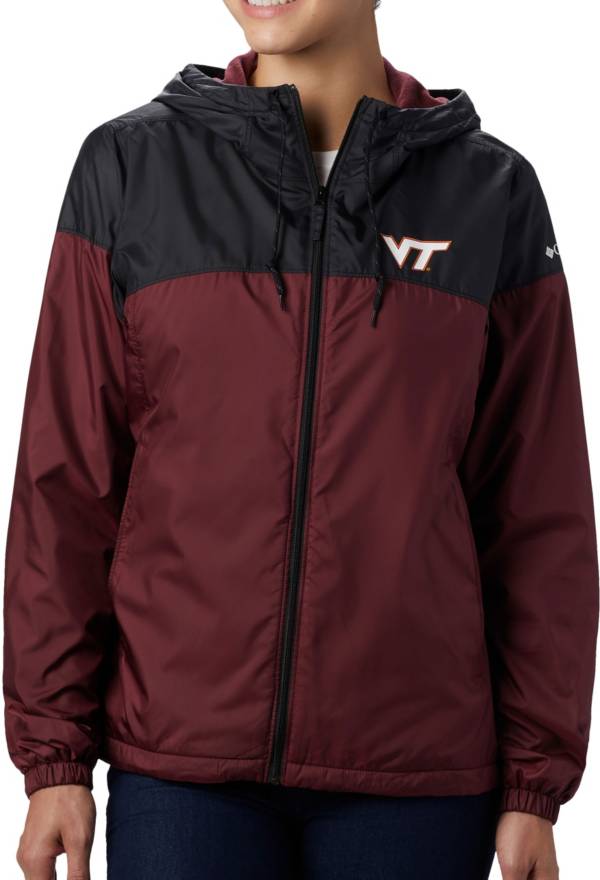 Columbia Women's Virginia Tech Hokies Black/Maroon CLG Flash Forward Lined Jacket