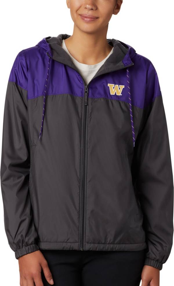 Columbia Women's Washington Huskies Purple/Black CLG Flash Forward Lined Jacket