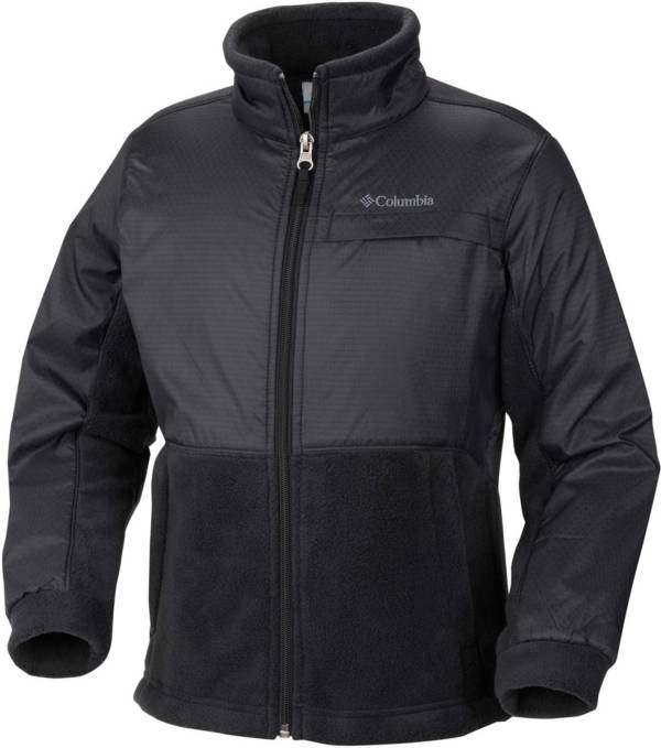 Columbia Boys' Steens Mountain Overlay Fleece Jacket