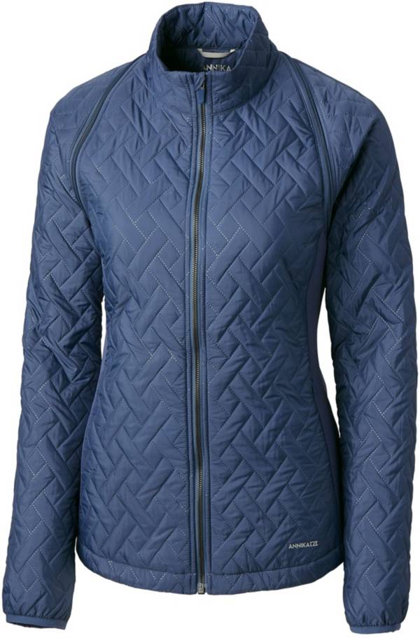 Cutter & Buck Women's Annika Propel 2-in-1 Full-Zip Quilted Golf Jacket product image