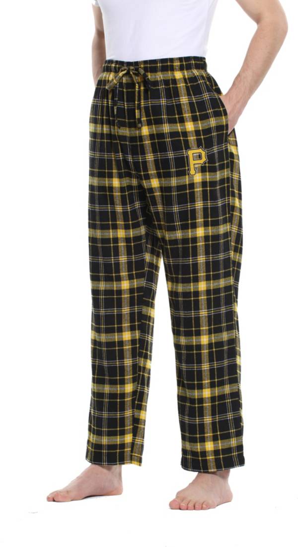 Concepts Sport Men's Pittsburgh Pirates Ultimate Plaid Flannel Pajama Pants