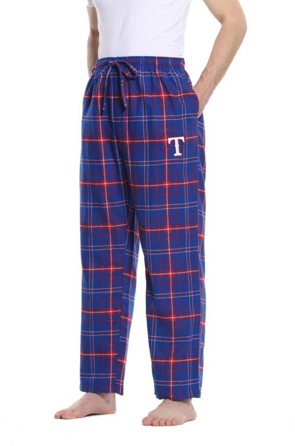 Concepts Sport Men's Texas Rangers Ultimate Plaid Flannel Pajama Pants